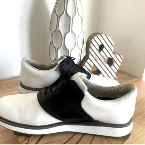 Jack Grace Innovator 1.0 Golf Slip on White Black Shoes Size 10W