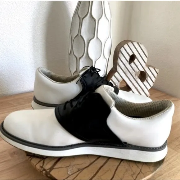 Jack Grace Innovator 1.0 Golf Slip on White Black Shoes Size 10W