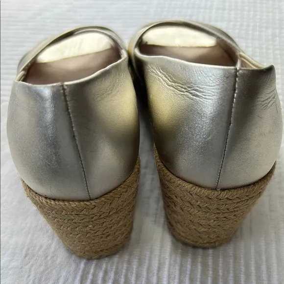 Jack Rogers Palmer Crisscross Wedge Espadrille Size 9