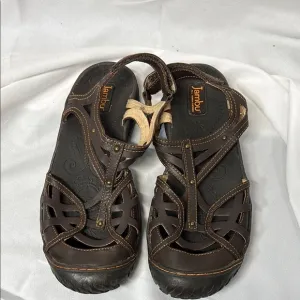 Jambu coconut leather Dove slip on All Terra design sandals size 8