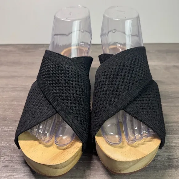 Jax&amp;Bard Pitch Black Platform Clogs Womens size 38/US8 $150 IMMACULATE