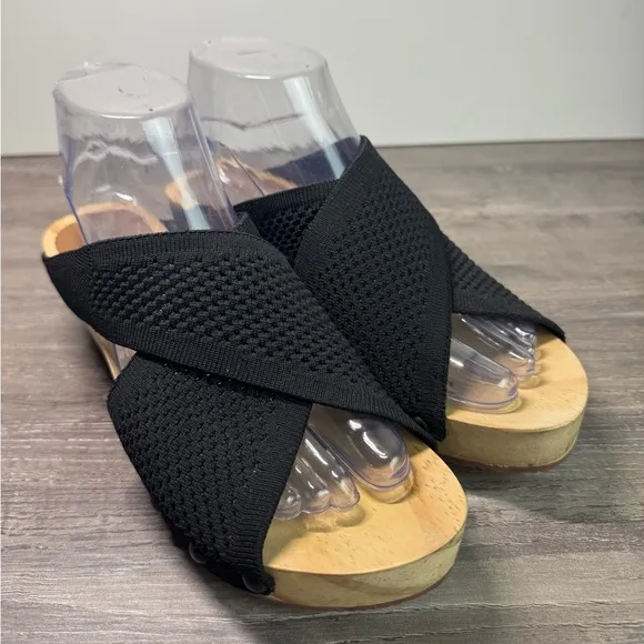 Jax&amp;Bard Pitch Black Platform Clogs Womens size 38/US8 $150 IMMACULATE