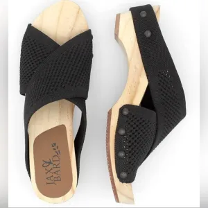 Jax&amp;Bard Pitch Black Platform Clogs Womens size 38/US8 $150 IMMACULATE