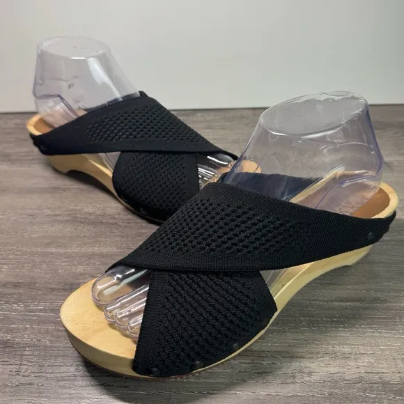 Jax&amp;Bard Pitch Black Platform Clogs Womens size 38/US8 $150 IMMACULATE