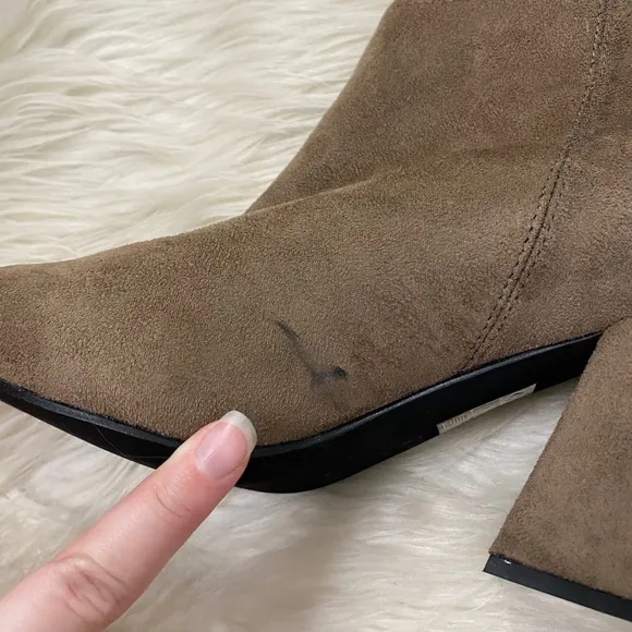 Jeffrey Campbell Tan Suede Tall Slouchy Boots