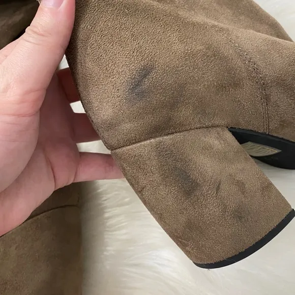 Jeffrey Campbell Tan Suede Tall Slouchy Boots