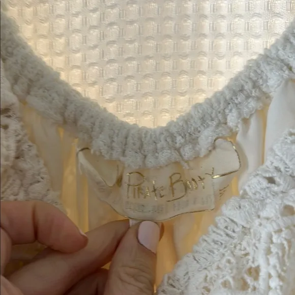 Jens Pirate Booty Elegant Lace Dress in Cream