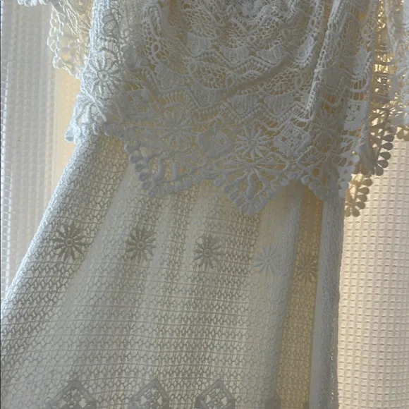 Jens Pirate Booty Elegant Lace Dress in Cream