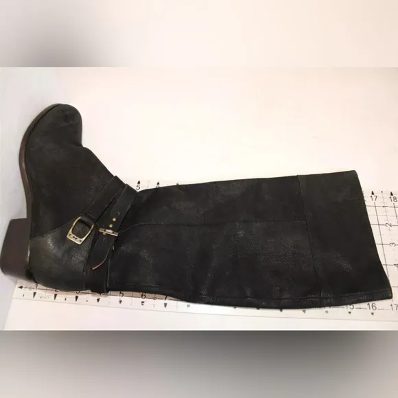 Joie Landslide Womens 36 6 Tall Black Leather Harness Riding Boots luxury