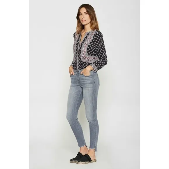 💕JOIE💕 Midrise Ankle Skinny Jean Frayed Step Hem ~ Cinder 27 NWT