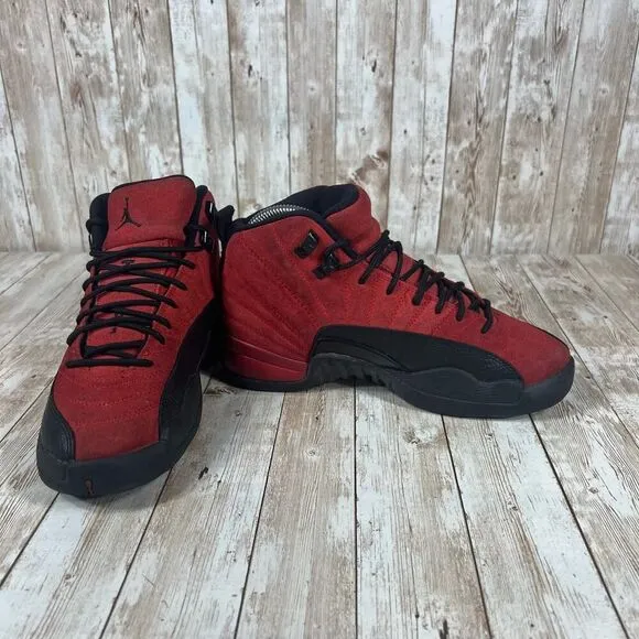 Jordan 12 Retro Reverse Flu Game‎ 2020 size 5y kids  153265 602