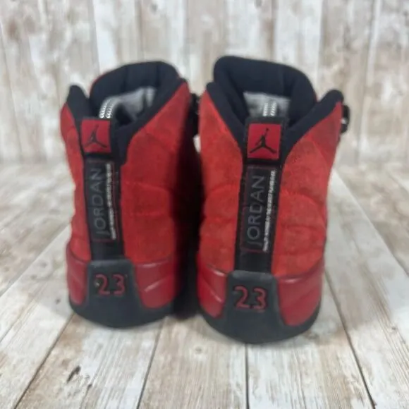 Jordan 12 Retro Reverse Flu Game‎ 2020 size 5y kids  153265 602
