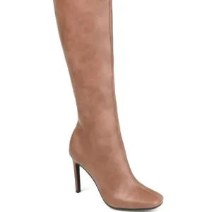 Journee Collection Women's Glenda Extra Wide Calf Tall Boots - Brown Size 7XWC