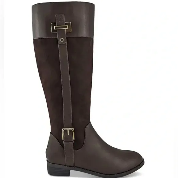 KAREN SCOTTDELIE2 RIDING BOOTS Faux leather/Suede Boots