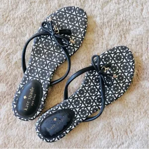 Kate Spade Leather Thong Flip Flop Sandals Size 7