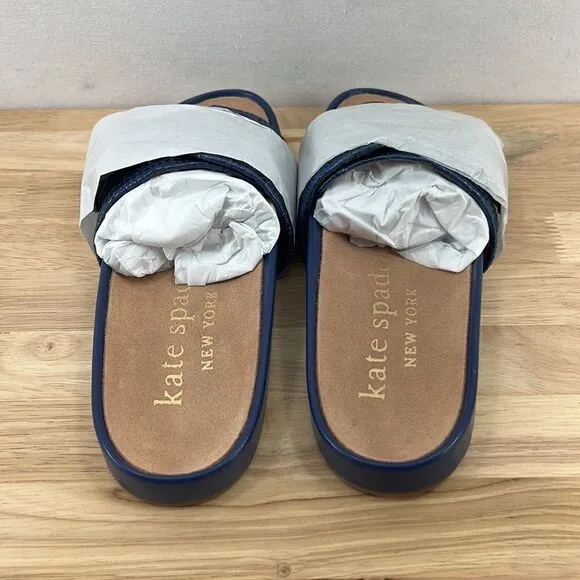 Kate Spade Maribelle Slide Sandals- Outerspace- Size 6.5 B- NIB