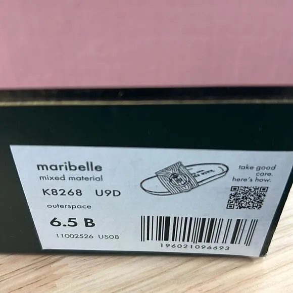 Kate Spade Maribelle Slide Sandals- Outerspace- Size 6.5 B- NIB