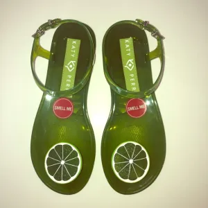 Katy Perry Geli Sandal LIME Scented NEW