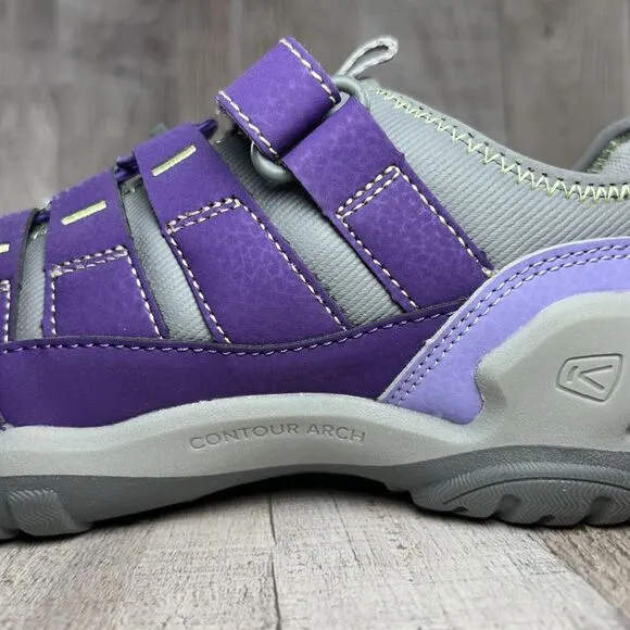 Keen Big Kids Girls Youth Knotch Hollow Sneaker Trail Purple Size 6 Y 1025882