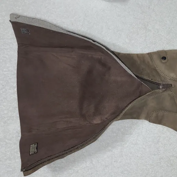 Keen Brown Nubuck Tall Wedge Boots Women's Boots Size 6.5