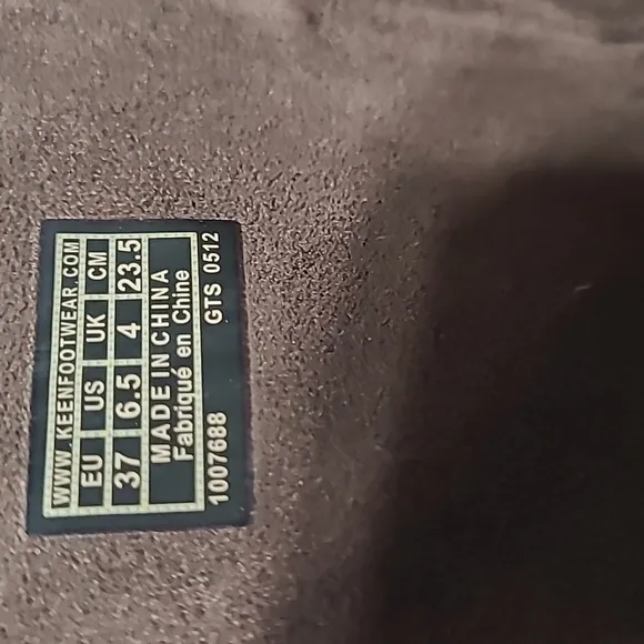 Keen Brown Nubuck Tall Wedge Boots Women's Boots Size 6.5