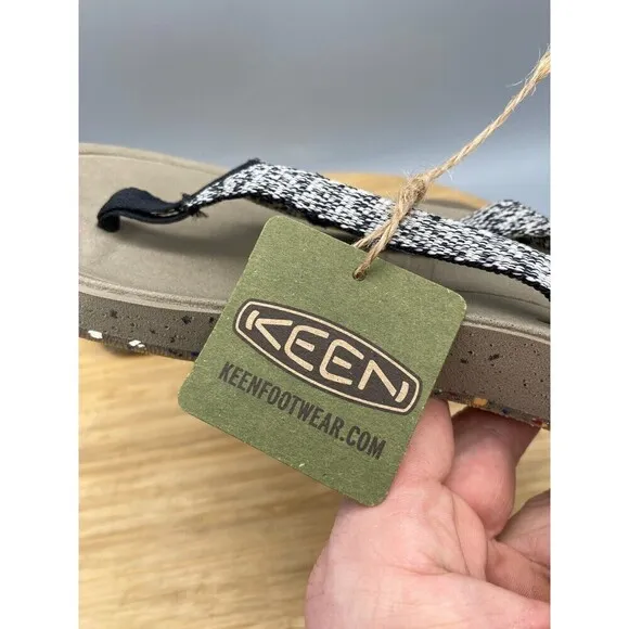 Keen Flip Flops Womens 8 Harvest Sandals Brown Open Toe Casual Comfort Woven