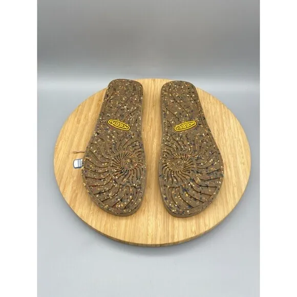 Keen Flip Flops Womens 8 Harvest Sandals Brown Open Toe Casual Comfort Woven