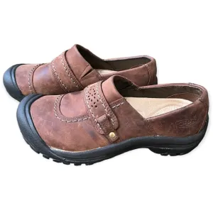 Keen Kaci Leather Slip On Shoes Sz 6