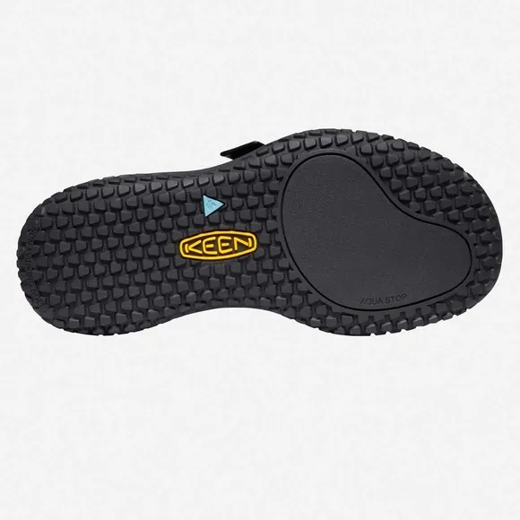 Keen Mens Solr Post Sandals Flip Flops Black &amp; Gold