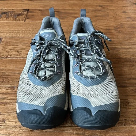 Keen NXIS Evo Hiking Shoes Waterproof Gray Women's Size 9
