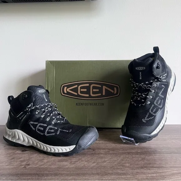 Keen NXIS EVO Mid NEW Waterproof Women's Hiking Boot Size 9.5 #B1550