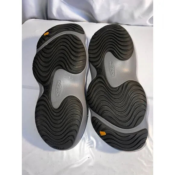 KEEN SANDALS YOGUI ARTS FLORAL GRAY SLIP ON COMFORT CLOGS MENS SIZE 12