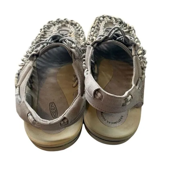 KEEN UNEEK Sandals in Light Gray Size 13