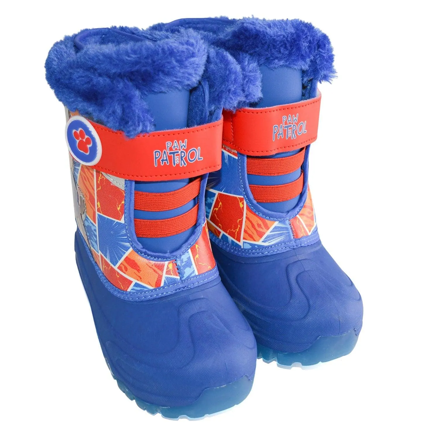 Kids Shoes Paw Patrol Light-up Toddlers & Kids Winter Boots - (6T to 12T)