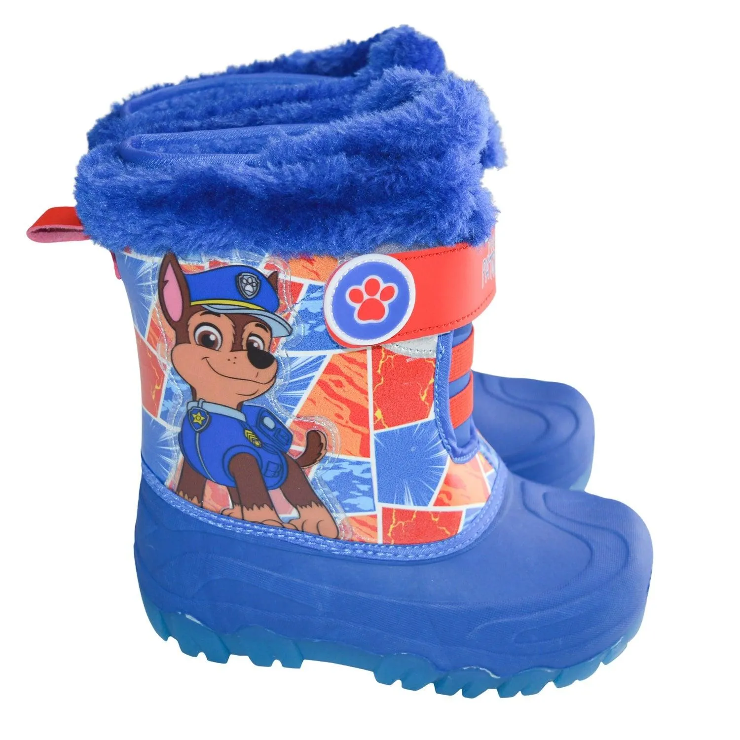Kids Shoes Paw Patrol Light-up Toddlers & Kids Winter Boots - (6T to 12T)