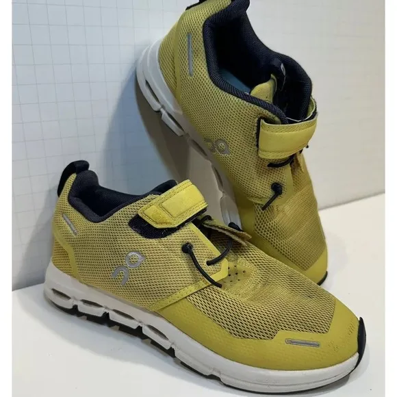 Kid's Size 1.5 - ON CLOUD Cloud Play Yellow Running Shoes Unisex