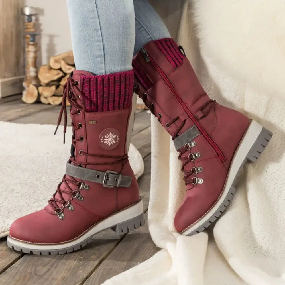 Knitsglide | Winter boots in knitting design for cold days
