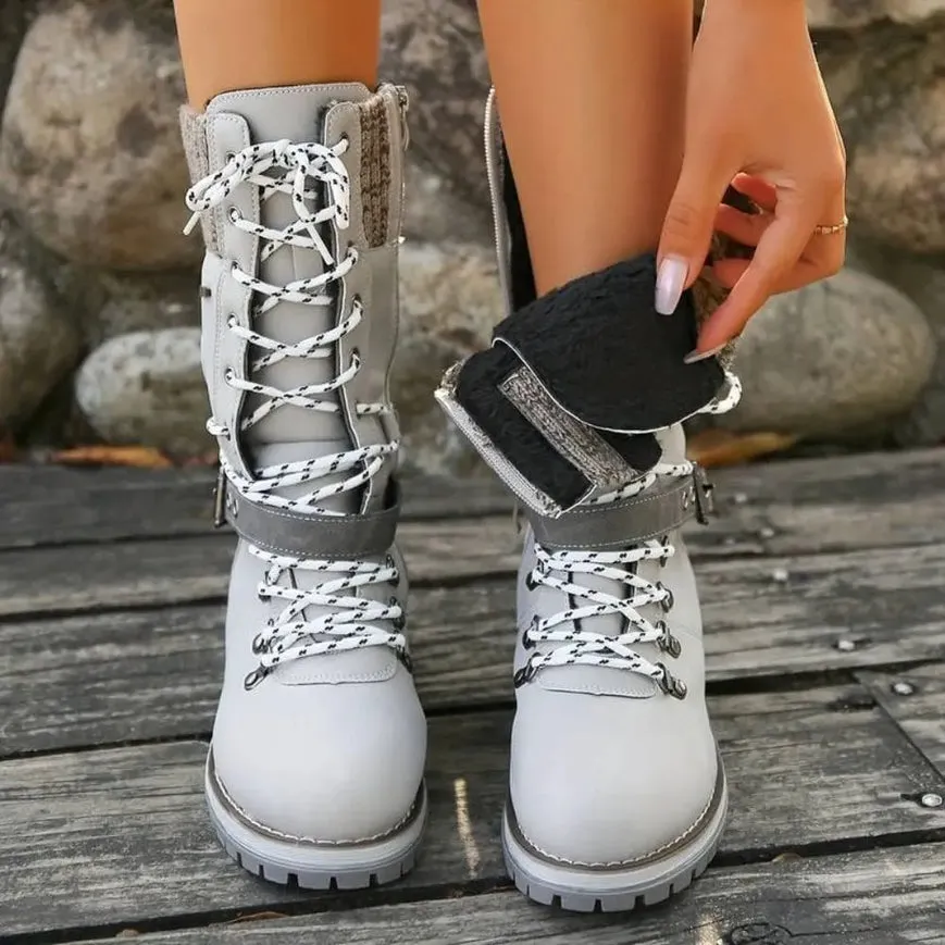 Knitsglide | Winter boots in knitting design for cold days