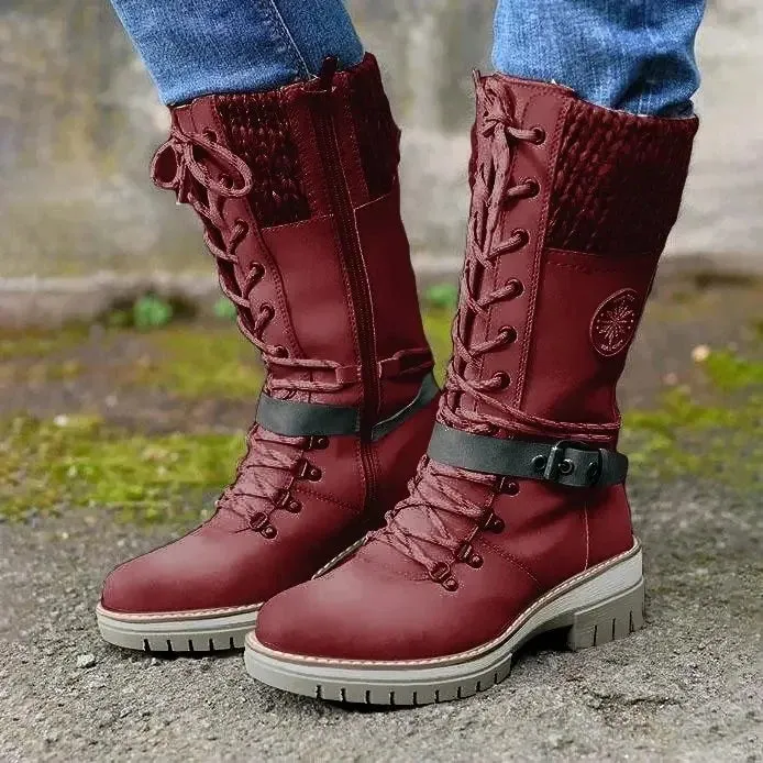 Knitsglide | Winter boots in knitting design for cold days