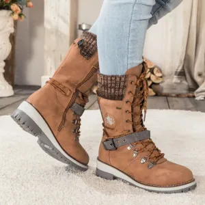 Knitsglide | Winter boots in knitting design for cold days