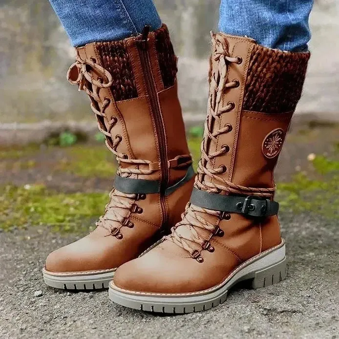 Knitsglide | Winter boots in knitting design for cold days