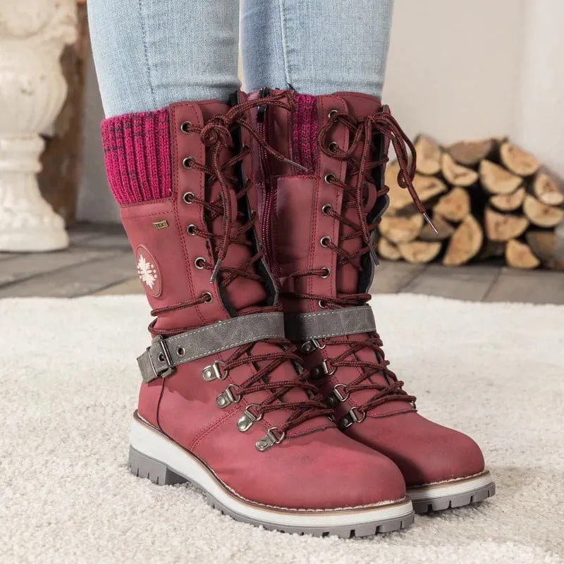 Knitsglide | Winter boots in knitting design for cold days