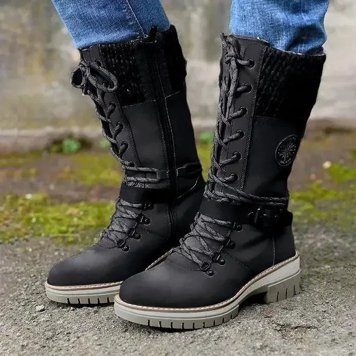 Knitsglide | Winter boots in knitting design for cold days