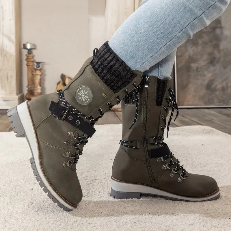 Knitsglide | Winter boots in knitting design for cold days