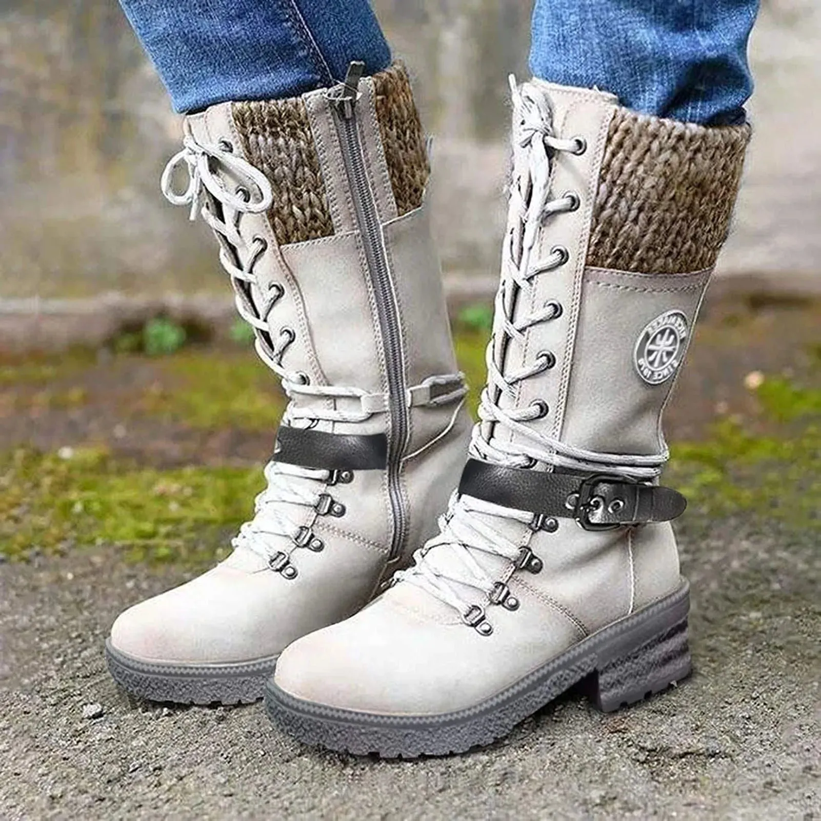 Knitsglide | Winter boots in knitting design for cold days