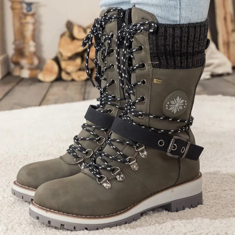 Knitsglide | Winter boots in knitting design for cold days