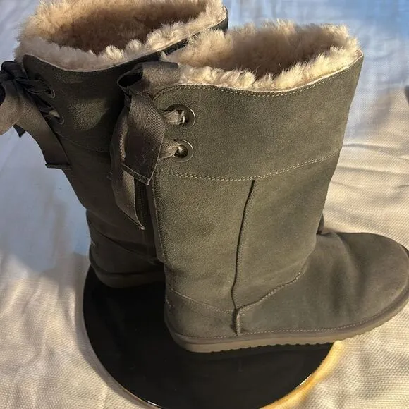KOOLABURRA BY UGG ANDRAH Tall 1105791 Gray Women’s Boots Sz 8