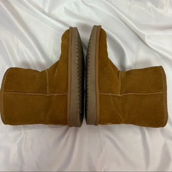 Koolaburra by Ugg Koola short Chestnut Brown Boots, size 3