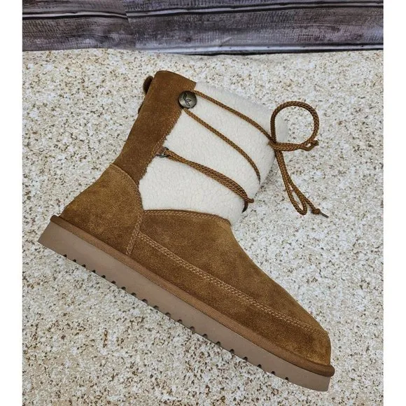 Koolaburra By UGG Michon Chestnut Women's Short Boots Size 11