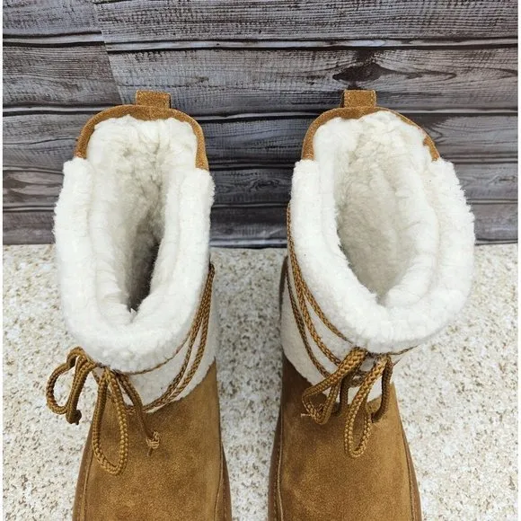 Koolaburra By UGG Michon Chestnut Women's Short Boots Size 11